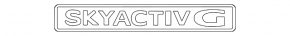 Mazda CX-30 2020 SKYACTIV G emblem on the trunk door, broken guides