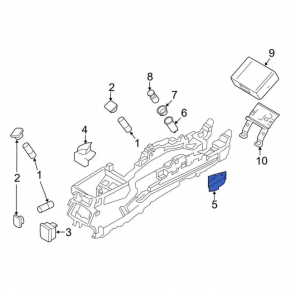 Steering column switch left Lincoln MKZ 13-13 type 3