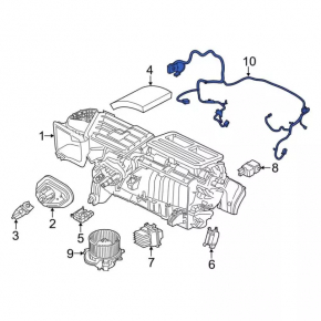 Ford Mustang mk6 heater wiring 15-23