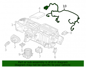 Ford Mustang mk6 heater wiring 15-23