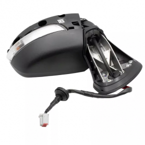 Right side mirror complete Ford Ecosport 18-22 7 pins, graphite, turn signal, BSM