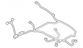 Wiring for the rear bumper of a Ford Escape MK4 20-26 for parking sensors, without a towbar, without automatic parking