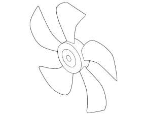 Left Cooling Fan Impeller Mazda 6 14-21 2.0 2.5