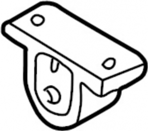 Engine mount rear gearbox Infiniti G35 4d 06-07 manual transmission