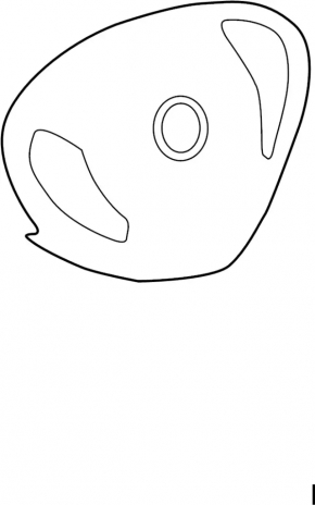 Nissan Leaf 13-17 Type 2 Airbag Control Buttons, Broken Guide