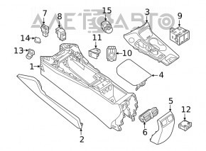 Navigation Control Nissan Maxima A36 16-23