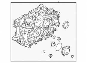 Automatic transmission assembly for Nissan Ariya 23-25 FWD
