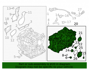 Automatic transmission assembly for Nissan Ariya 23-25 FWD