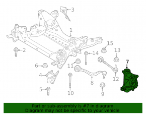 Front right axle BMW X3 G01 18- camber plus