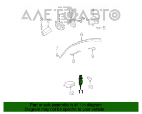 Front right airbag sensor for Mercedes W211 E350