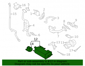 Carbon Canister Absorber Subaru Outback 20-23
