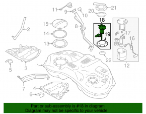 Fuel level sensor Subaru XV Crosstrek 13-14
