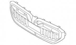 Radiator grill grill BMW 5 G60 24-25