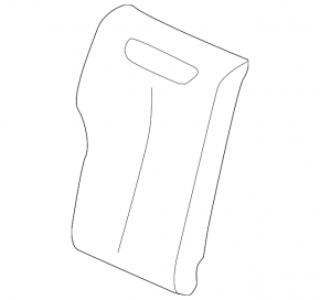 BMW 3 Series F30 12-18 2nd row seat upholstery, upper right, black leather