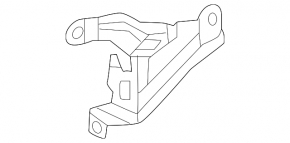 Front left fender bracket for Toyota Prius 23-26