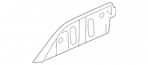 Front bumper mount right VW Tiguan 09-11 prerest