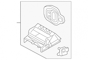 Upper heater housing for Audi Q3 83A 19-25