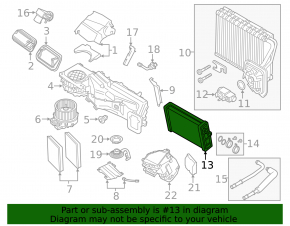 Heater Radiator BMW 5 G30 17-23