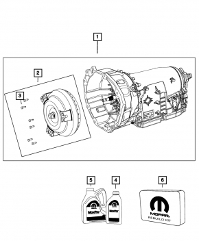 Automatic transmission assembly Dodge Challenger 09- 3.6 W5A580 5-speed 50k