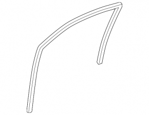 Glass seal front right Toyota Avalon 05-12