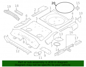 Nissan Rogue 14-20 trunk liner