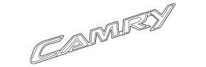 Toyota Camry v55 15-17 USA trunk lid CAMRY emblem