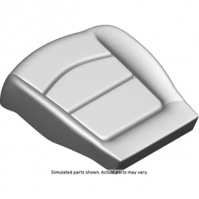 Driver's seat GMC Terrain 18- without airbag, electric, black