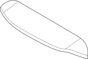 Infiniti QX50 19-20 trunk door spoiler broken