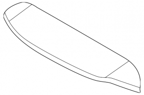 Infiniti QX50 19-20 trunk door spoiler broken