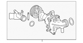 Mercedes A-Class V177 19-22 M260 Water Pump