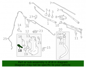 Ford Focus mk3 11-18 Washer Fluid Level Sensor