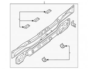 Rear Panel Nissan Sentra 13-19