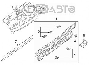 Rear Panel Nissan Sentra 13-19