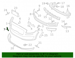 Lincoln Nautilus 19-23 Front Bumper Tow Hook Cap