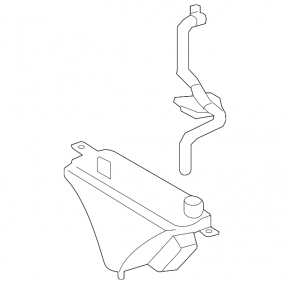 Expansion tank cooling Lexus IS250 IS350 06-13