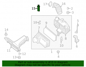 Air flow meter Nissan Maxima A36 16-17