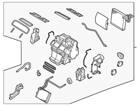 Heater assembly Infiniti FX35 FX45 03-08