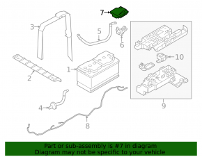 Volvo XC60 18-24 negative terminal battery cover scratches