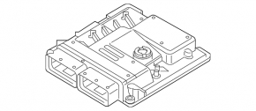 ECU engine computer unit Audi Q8 19-20 3.0T MHEV