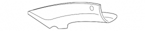 Front pillar trim left upper BMW X5 F15 14-18 beige OYSTER