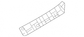 Rear bumper mount right on the wing Subaru Impreza WRX GH 08-11 5d