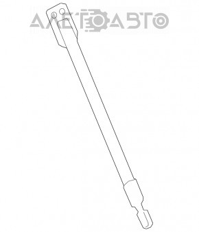 Left tailgate shock absorber for Mitsubishi Outlander 2014-2015 pre-restyling