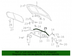 Windscreen wiper seal VW Tiguan 09-18