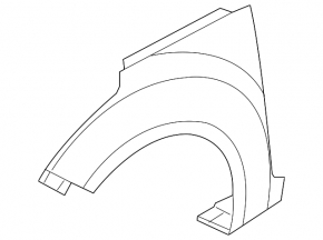 Front left wing for Hyundai Veloster 12-17 turbo