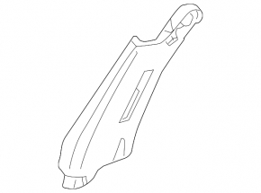 Right upper center pillar trim for Nissan Murano z51 09-14