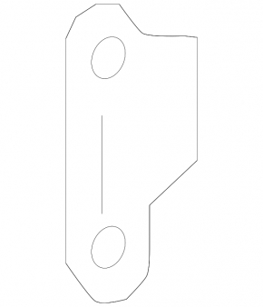 Right side trunk door bumper for Hyundai Tucson 16-18