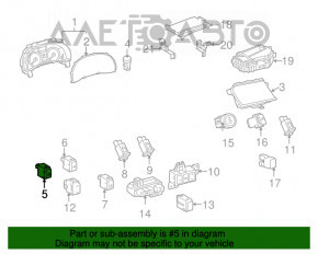 Lexus RX350 RX450 10-15 Headlights Switch