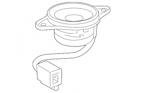 Toyota Avalon 2005-2012 dashboard speaker