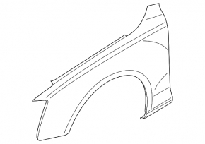 Front left wing Audi Q5 8R 13-17 rest
