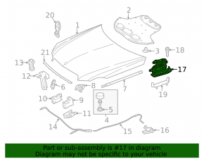 Right hood hinge Mercedes E-class W212 10-16